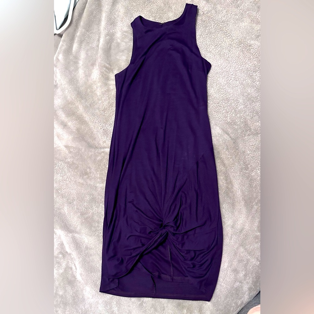 Aubergine Trina Trina Turk mini dress.